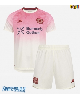Bayer Leverkusen Echipament de Fotbal Replică 2025-26 Copii Deplasare (+ Șorturi)